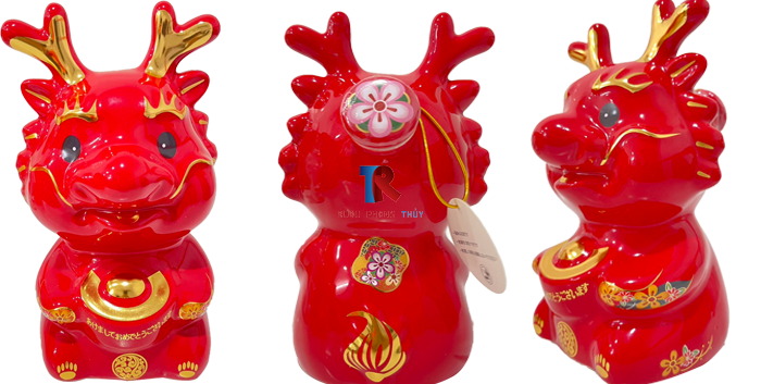 Bộ Rượu Con Rồng Sứ Nhật Bản 2024