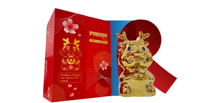 Rượu Con Rồng Nhật Bản Mạ Vàng 2024