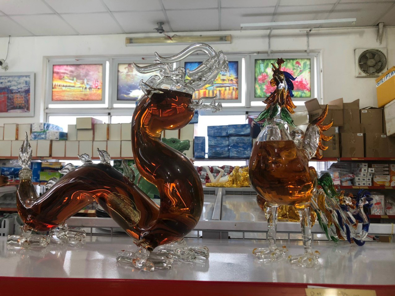 Rượu Con Rồng Nga Thủy Tinh 2024 - Hộp Vali